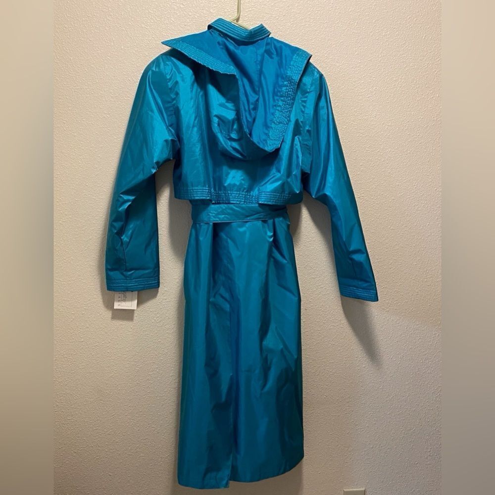 Worthington Essentials Vibrant Blue Turquoise Outerwear Jacket Size 8 - Picture 2 of 16